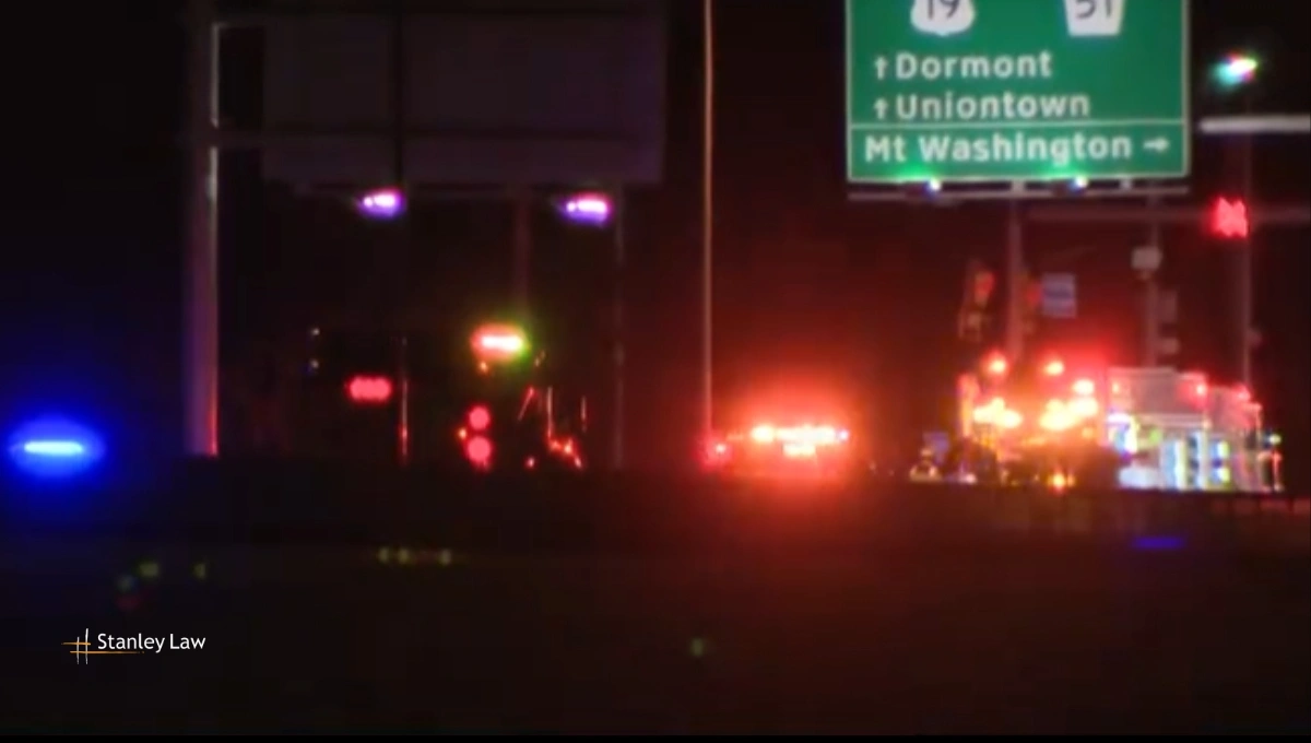 One Dead in Fiery Liberty Bridge Three-Vehicle Crash