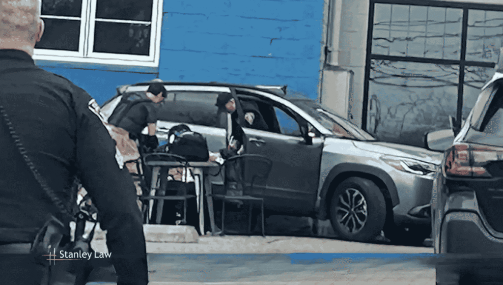 Driver Backs SUV Into Outdoor Dining Area at Village Bakery