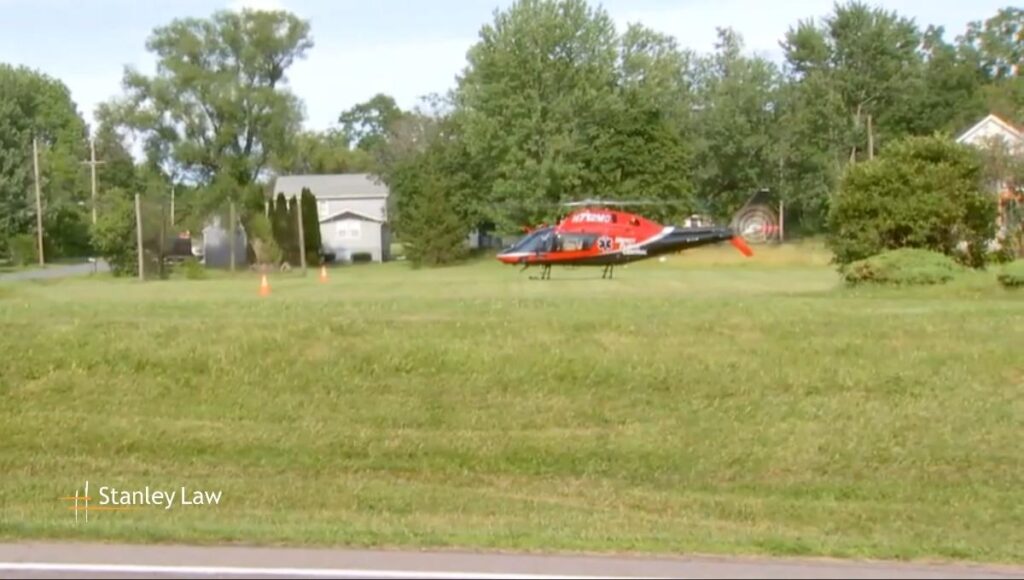 62-Year-Old Motorcyclist Seriously Injured