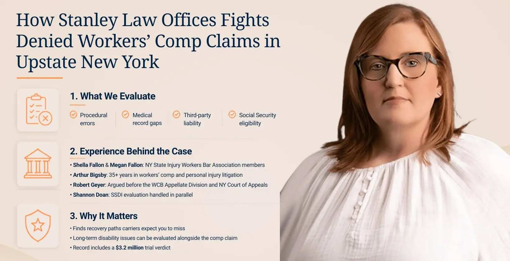 How Stanley Law Offices Fights Denied Workers' Comp Claims in Upstate New York