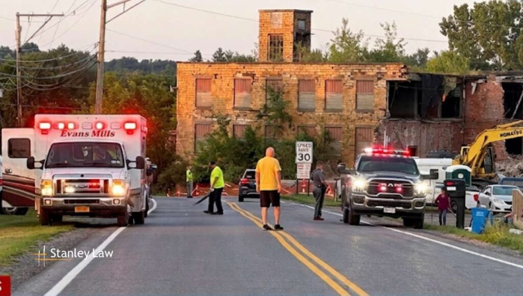 Two-Truck Collision on County Route 46