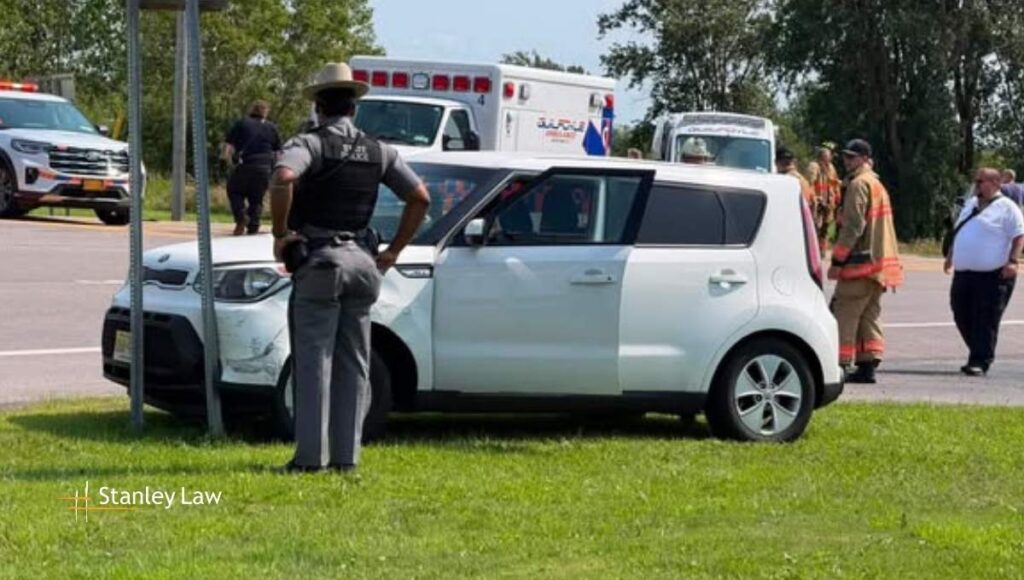 Injuries Reported After Two-Vehicle Crash