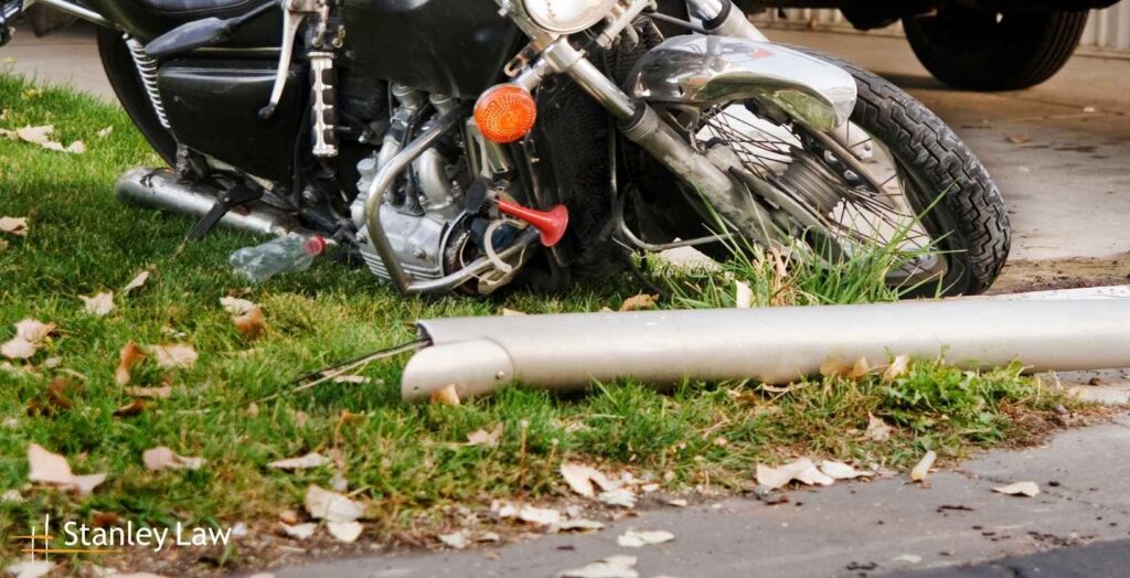 motorcyclist is dead after a crash with a pickup truck.