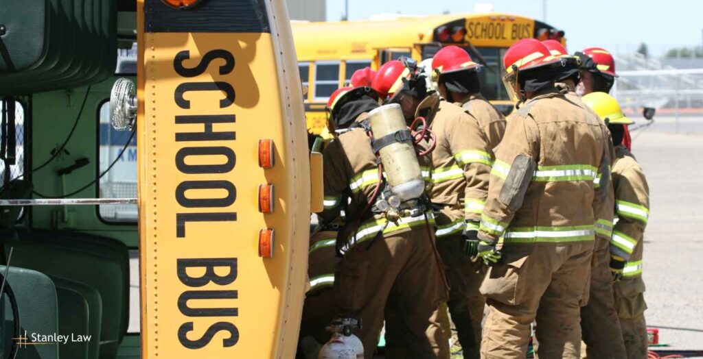 Cheektowaga, NY - Multiple Students Injured in School Bus Accident on Pine Ridge Road